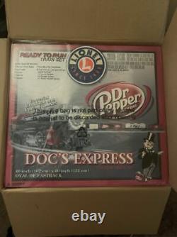 Ensemble de train prêt à rouler Lionel Dr. Pepper Doc's Express personnalisé en édition limitée à l'échelle O