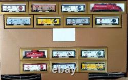 Ensemble de train prêt à rouler Mantua Super Bowl Express, première édition certifiée NFL nouvelle