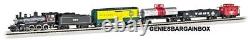 Ensemble de train prêt à rouler N Scale 60 pièces TRAILBLAZER complet Bachmann 24024
