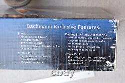 Ensemble de trains Bachman Silver Series, échelle HO, prêt à rouler. Scellé en usine, 01119.
