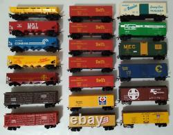 Ensemble de trains à l'échelle HO très réaliste. Locomotives, wagons, rails. Prêt à rouler.