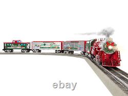 Ensemble de trains à vapeur Lionel 2123100 Christmas Light Express Lionchief O Gauge