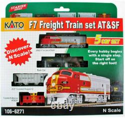 Kato N Scale M1 Basic Oval Track Set With Atsf Warbonnet Train Set Ready To Run