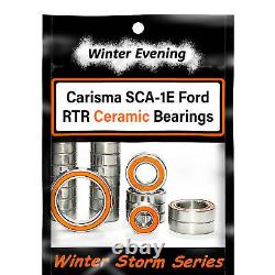 Kit de roulements en acier inoxydable + céramique Carisma SCA-1E Ford RTR