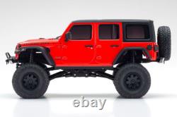 Kyosho RC 1/28 Mini Z JEEP WRANGLER Rubicon Ready Set ROUGE -RTR