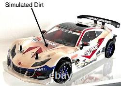 Kyosho V ONE R4 evo avec carrosserie NSX et kit d'éclairage PNP Presque prêt à rouler