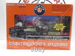 LIONEL 6-31967 Ensemble de train à vapeur Bloomingdale's Express prêt à rouler NEUF RARE sous emballage