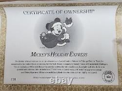 LIONEL 7-99001 Disney Mickeys Holiday Express Ensemble de train prêt à fonctionner O-Gauge