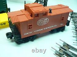 LIONEL Deluxe New York Central Freight Set VOIR VIDÉO Complet Prêt à Rouler