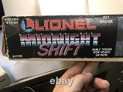LIONEL O 027 6-11708 PENNSYLVANIA PRR MIDNIGHT SHIFT RTR TRAIN SET Boîte d'origine