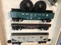 LIONEL O 027 6-11708 PENNSYLVANIA PRR MIDNIGHT SHIFT RTR TRAIN SET Boîte d'origine