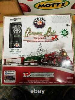Lionel #2023080 Prêt À Courir Christmas Light Express Train Set Scellé En Carton