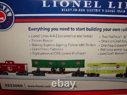 Lionel 2223060 Lionel Lines Ensemble de trains de marchandises mixtes O-27 LC MIB Nouveau Bt 2022 Seal