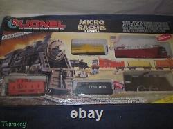 Lionel 6-11771 Micro Racers Express 0-27 Set Prêt À Rouler (dc Seulement) 1989