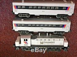Lionel 6-11828 New Jersey Transit Prêt À Run Set Train En Box. Difficile À Trouver