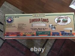 Lionel 6-30106 Great Western Lincoln Logs Prêt À Courir Jeu Ensemble