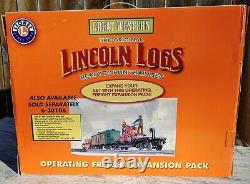 Lionel 6-30106 Great Western Lincoln Logs Ready-to-run O Gauge Train Set Nib