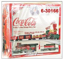 Lionel 6-30166 Coca Cola 125e Anniv. Set Prêt À Rouler Avec Fastrack 2011-12 Scellé