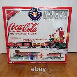 Lionel 6-30166 Coca-cola 125e Anniversaire Vintage Set De Vapeur Prêt À Rouler Ln