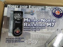 Lionel 6-82188 Metro-north Railroad M7 Set De Train De Jauge En O Prêt À Fonctionner Plume