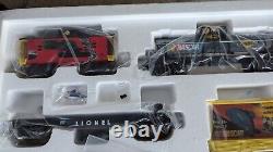 Lionel 7-11004 Ensemble de train NASCAR O-Gauge prêt à fonctionner en boîte neuve usée