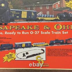Lionel Chesapeake & Ohio Complet Prêt À Courir O-27 Ensemble De Trains À L'échelle 6-31904 R37