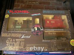 Lionel Gold Rush Special Electric Large G Scale Train Set G Gauge Prêt À Fonctionner