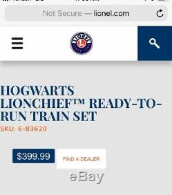 Lionel Harry Potter Poudlard Express 6-83620 Ready To Run Train Nouveau