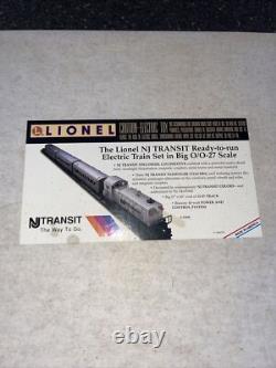 Lionel New Jersey Transit Prêt à Rouler Ensemble de Trains Électriques Tout Neuf