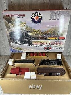 Lionel O 6-30030 Illinois Central Kit de Train Prêt à Rouler Sans Piste Ni Transformateur