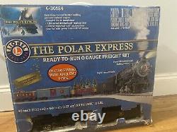 Lionel O Échelle 6-30184 Le Train De Marchandises Polar Express Prêt À Rouler