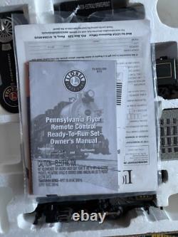 Lionel Pennsylvania Flyer O Gauge Ensemble de Train Complet Télécommande Prêt à Rouler