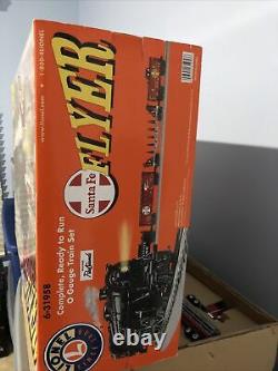 Lionel Train Set Santa Fe Flyer, O Gauge 6-31958 Rail Sounds, Prêt À Courir
