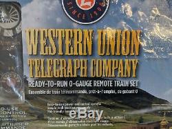 Lionel Western Union Telegraph Company Prêt-à-run Train Mis 6-81264 Withremote