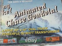 Lionel Winter Wonderland Railroad Train Set prêt à fonctionner avec de la fumée qui s'échappe! 6-31941