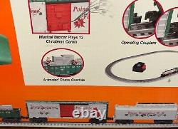 Lionel Winter Wonderland Railroad Train Set prêt à fonctionner avec de la fumée qui s'échappe! 6-31941