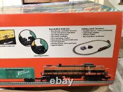 Lionel prêt à faire fonctionner le train de marchandises Great Northern, neuf dans sa boîte #6-31952