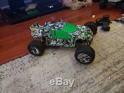 Losi Xxx-t Matt Francis Graphite Xxx-t Rc Truck Prêt À Exécuter L'installation Sans Balais Jusqu'à
