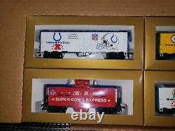 Mantua Super Bowl Express Prêt À Courir Train Set NFL Certified First Edition Nouveau