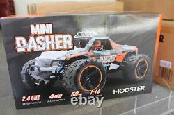 Modster 11393 Mini Dasher Electric Brossé Monster Truck 4wd 114 2,4ghz Rtr-set