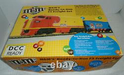 Mth Ho Scale M&m's Ready To Run F3 Freight Set 81-4004-1 Rare Set