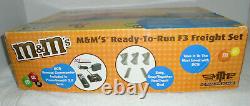 Mth Ho Scale M&m's Ready To Run F3 Freight Set 81-4004-1 Rare Set