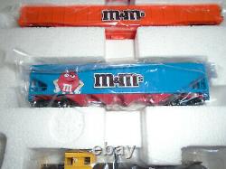 Mth Ho Scale M&m's Ready To Run F3 Freight Set 81-4004-1 Rare Set