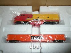 Mth Ho Scale M&m's Ready To Run F3 Freight Set 81-4004-1 Rare Set