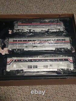 Mth Rail King Amtrak 805 Genesis Ready To Run Train Set 30-4018-1 Nrfb Vintage