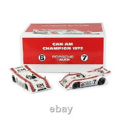 NSR Porsche 917/10K Can-Am Laguna Seca 1972 Follmer #7 Vainqueur & Donohue #6 SET12