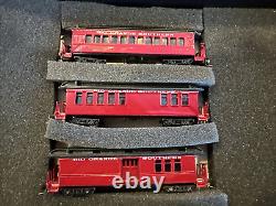 Nn3 Rio Grande Southern Ensemble de Passagers de 3 Voitures Scratchbuilt RTR D'occasion