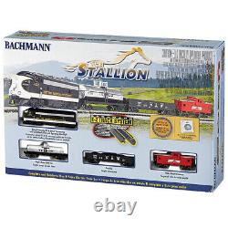 Nouveau Bachmann 24025 Le set de train The Stallion en échelle N avec livraison gratuite aux États-Unis.