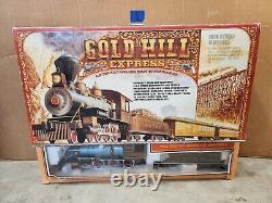 Nouveau Rare Vintage Bachmann Big Hauler Gold Hill Express Train Set G Scale Set 1<br/>
	<br/>    (This is already in English, so there is no need to translate it into French.)