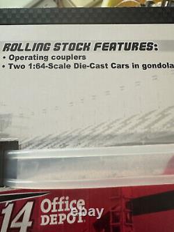 Nouveau dans la boîte Lionel T1428 Tony Stewart Nascar Rtr Train Set O Gauge